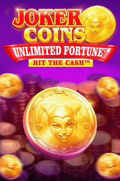 Okładka slotu Joker Coins Unlimited Fortune w lobby Cleobetra Casino