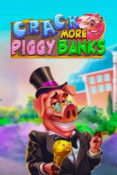 Okładka slotu Crack More Piggy Banks w lobby Cleobetra Casino
