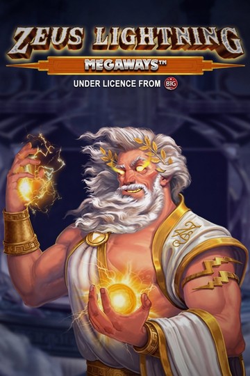 Okładka automatu Zeus Lightning MegaWays w lobby Kingmaker Casino