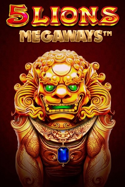 Okładka slotu 5 Lions Megaways w lobby Betwest Casino